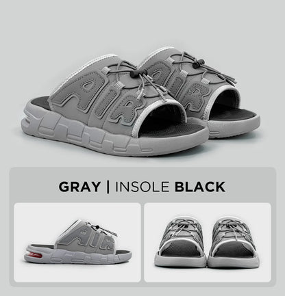 Air Cushion Slippers Summer Men Sandals Thick Sole Beach Slippers Flats Cloud Slides Sports Slippers Outdoor Man Sneaker Shoes