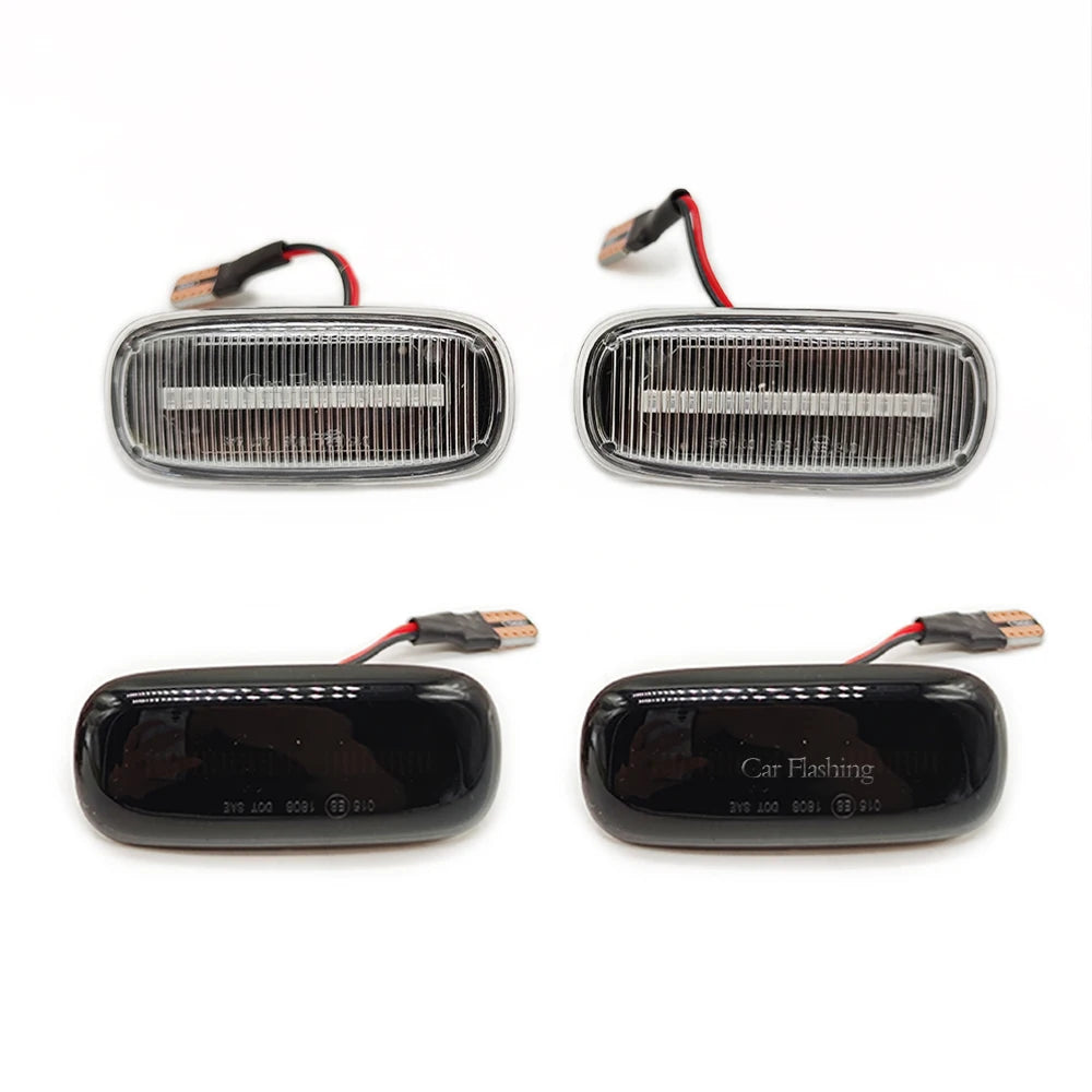 1 Set for Audi A3 S3 8L 2000-2003 A8 D2 1999-2002 TT 8N 2000-2006 LED Dynamic Side Marker Turn Signal Lights Indicator Lamps