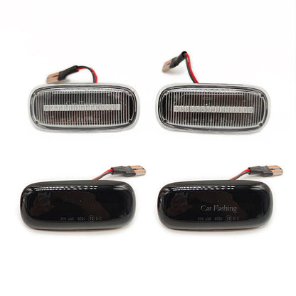1 Set for Audi A3 S3 8L 2000-2003 A8 D2 1999-2002 TT 8N 2000-2006 LED Dynamic Side Marker Turn Signal Lights Indicator Lamps