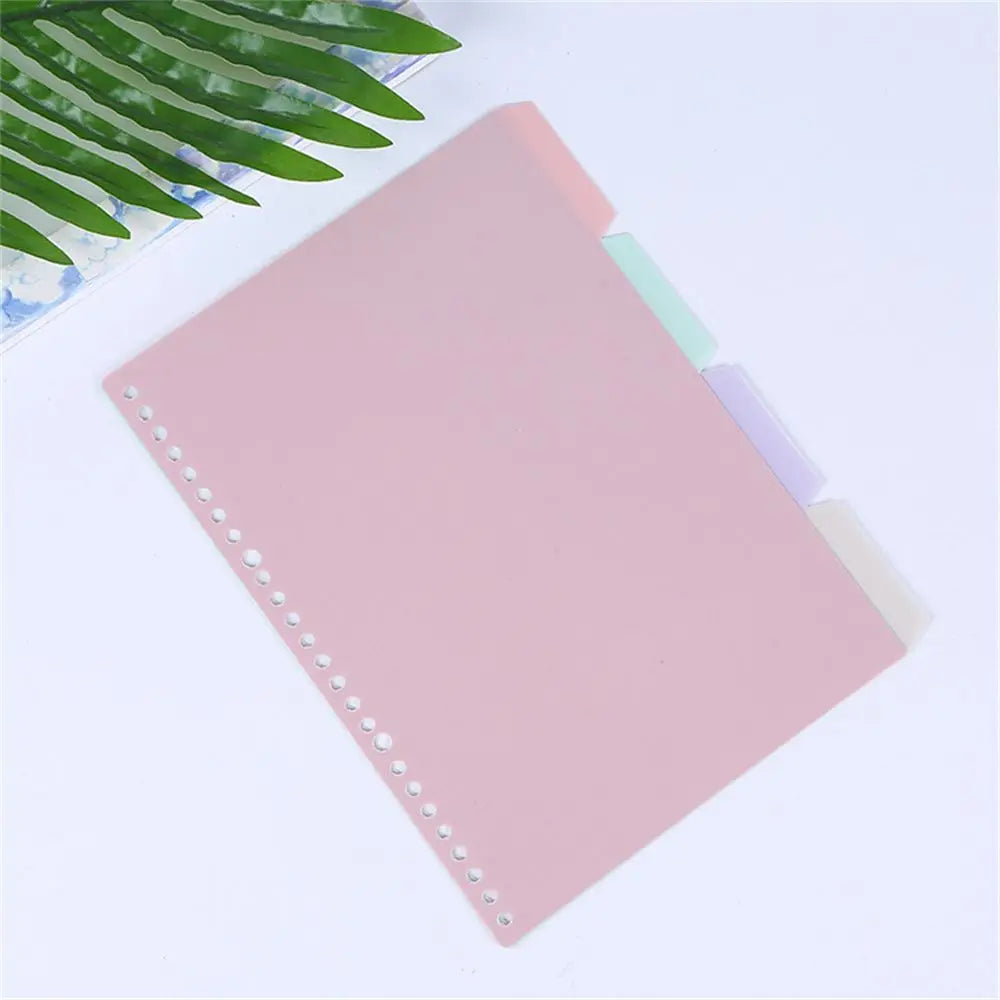 Bookmark Diary B5 A5 A4 Coil Book Loose-leaf Inner Page Binder Index Dividers Notebook Separator Page Binder Index Page