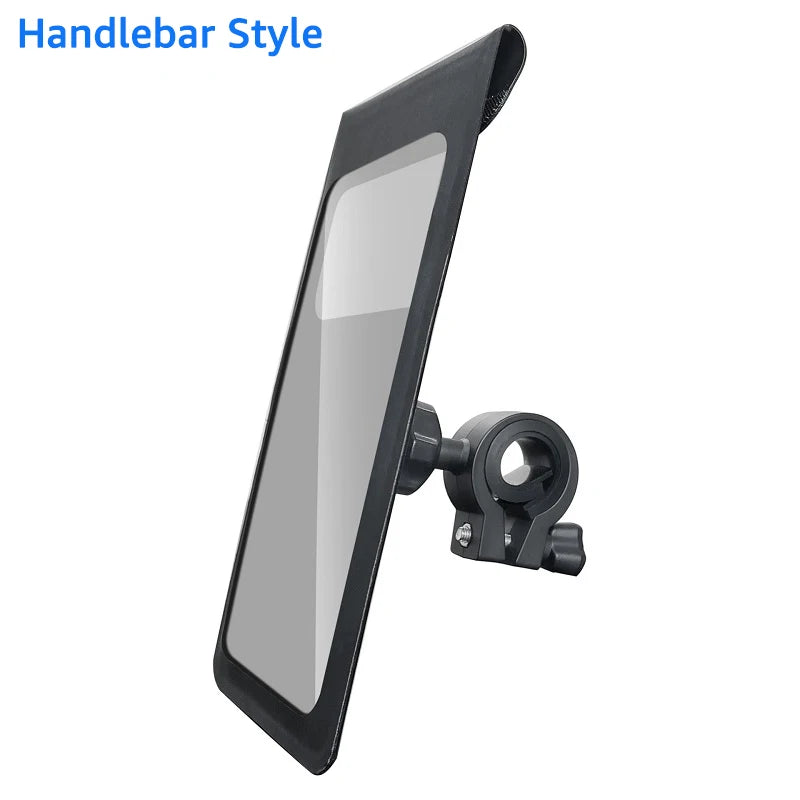 Bike Phone Holder Case Waterproof Bicycle Handlebar Phone Stand Motorcycle Rearview Mirror Cellphone Mount Cycling Accessories