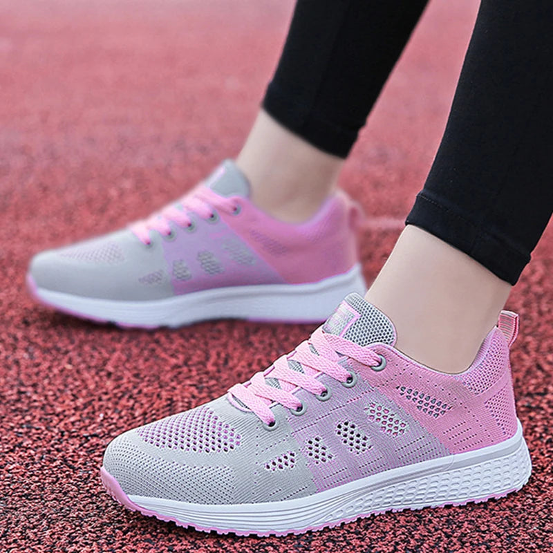 Women Sneaker Shoes Fashion Lace Up Women Sport Sneaker Plus Size Women's Sports Shoes Elegant Footwear Shoes For Ladies