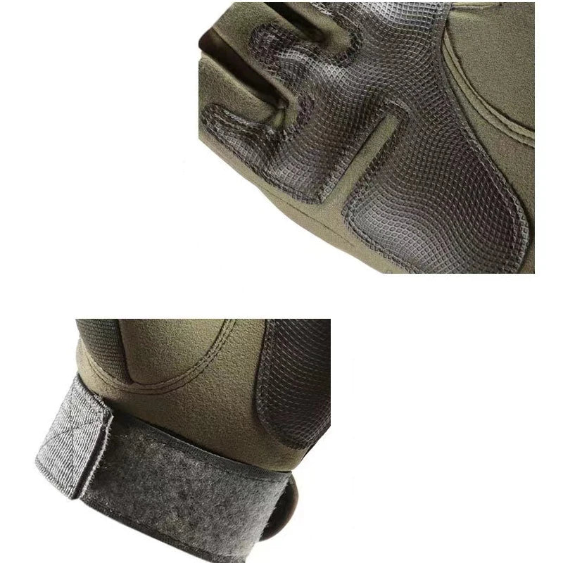 Outdoor Sports Motorcycle Full Fingure Fan Gloves Outdoor Tactical Gloves Cycling Gloves Sport Training Non-slip Fitness Gloves