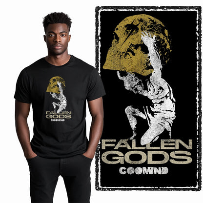 Coolmind U4 Streetwear Cool Print Exclusive Graphic T shirt fo men 100% Cotton Big Size vintage BLACK men's novelty tee shirt