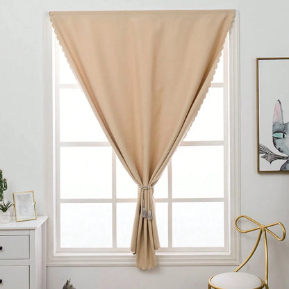 1pc Modern Elegant 100%Blackout Curtain, Fashion Home Decor for Living Room Bedroom, Effective UV Blocker Drapes, Korean Style