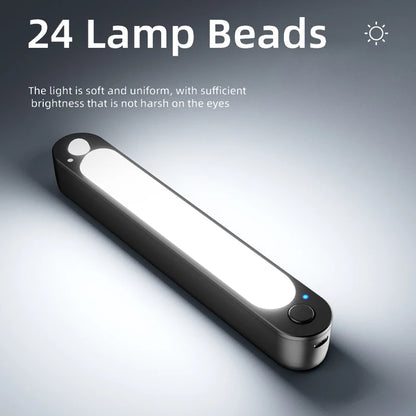 SEAMETAL Car Trunk Sensor Light USB Rechargeable Automatic Induction Light Bar Magnetic Sensing Lamp for Car Floor Trunk Hood