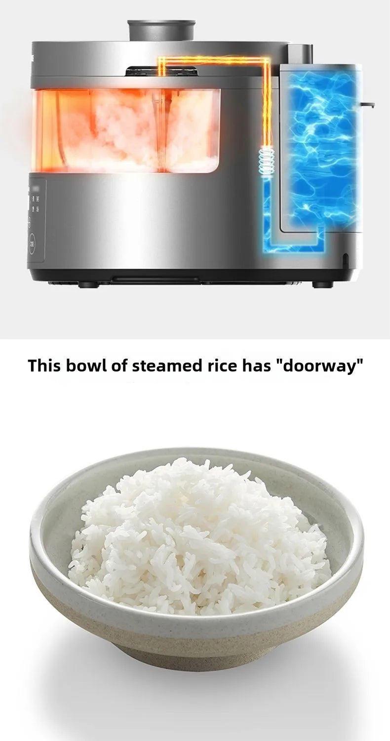 Steam rice cooker smart home low-sugar glass inner liner steamer multi-function rice cooker S160