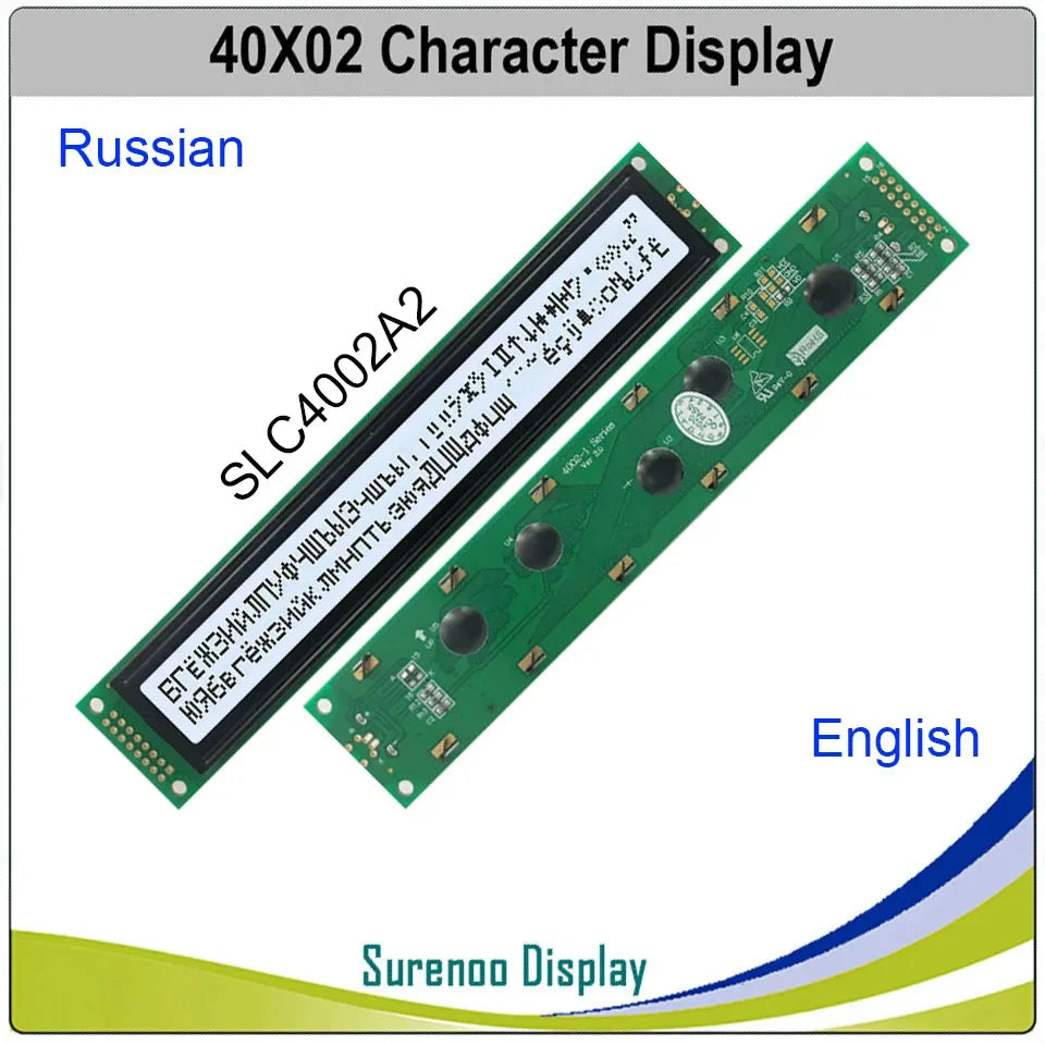 402 40X2 4002 Russian Japanese English Character LCD Module Display Screen LCM Yellow Green Blue with LED Backlight