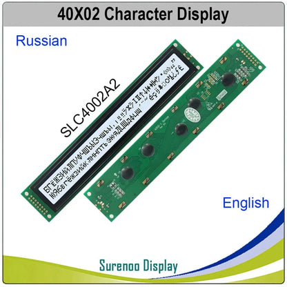 402 40X2 4002 Russian Japanese English Character LCD Module Display Screen LCM Yellow Green Blue with LED Backlight
