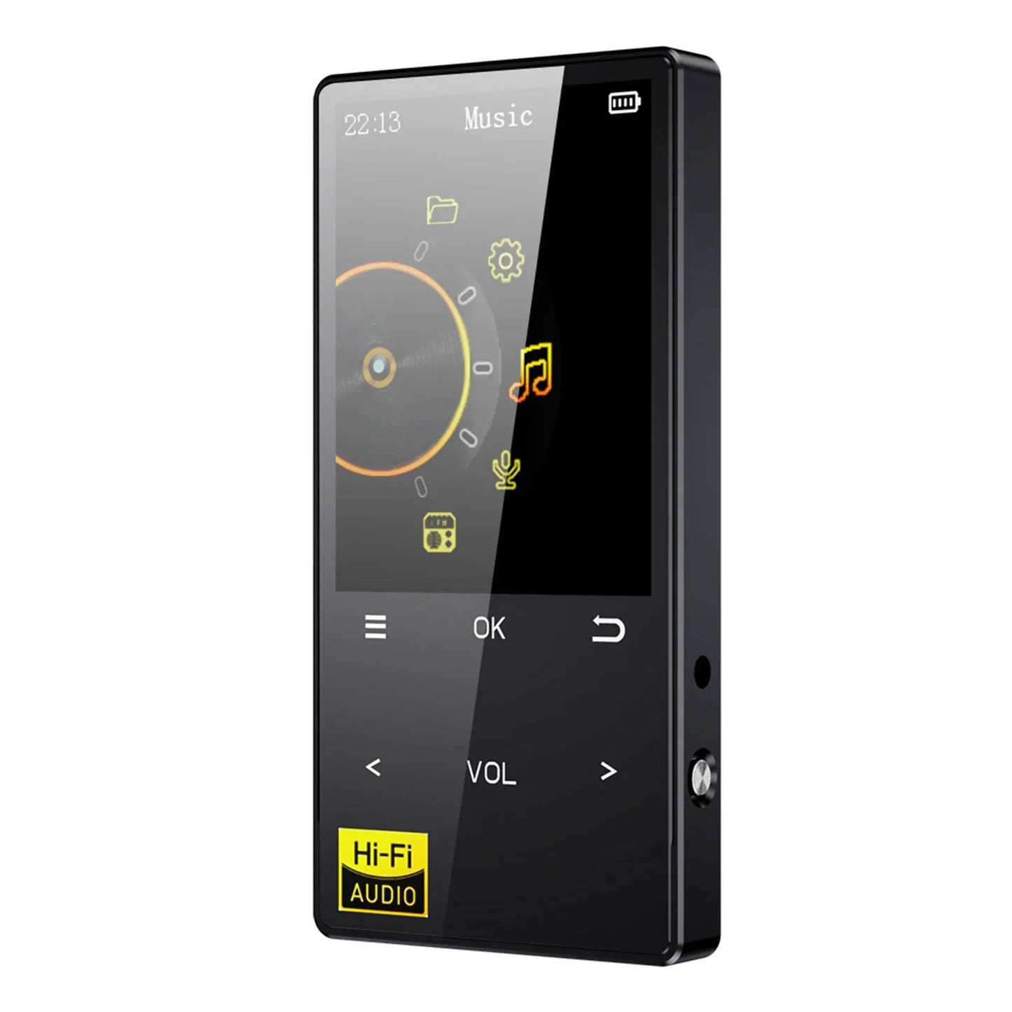 Hi-Fi MP3 Player with Bluetooth and WiFi Lossless DSD High Definition Portable Hi-Fi Digital Audio Music Player Voice Recorder