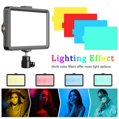 Professional Video Photography  LED light for Selfie Dimmable Video Fill Light for Photo Studio Live Fill Lamp With Tripod Stand