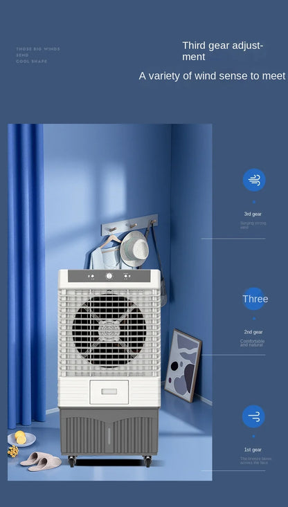 Portable 20L-30L Air Conditioner Cooling Machine with 220V Motor Providing Comfort and Convenience