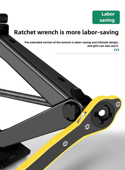 BAOLIAN Car Scissor Jack 3T Auto Emergency Lift Stand Labor-Saving Repair & Tire Replacement Tool and Wrench for SUV Vehicles