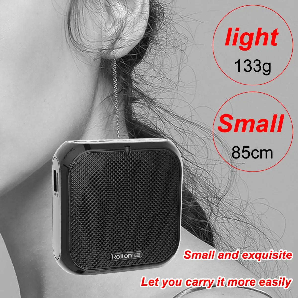 Megaphone Radios Original Sound Voice Amplifier Waist Band Clip Loudspeaker Support USB FM Radio TF MP3 Player For Teachers