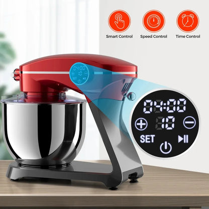New Arrival High Quality 6.5L Stand Mixer Ultra-Silent Multifunction Home Type Dough Kneading Machine Mixing Bowl New Arrival