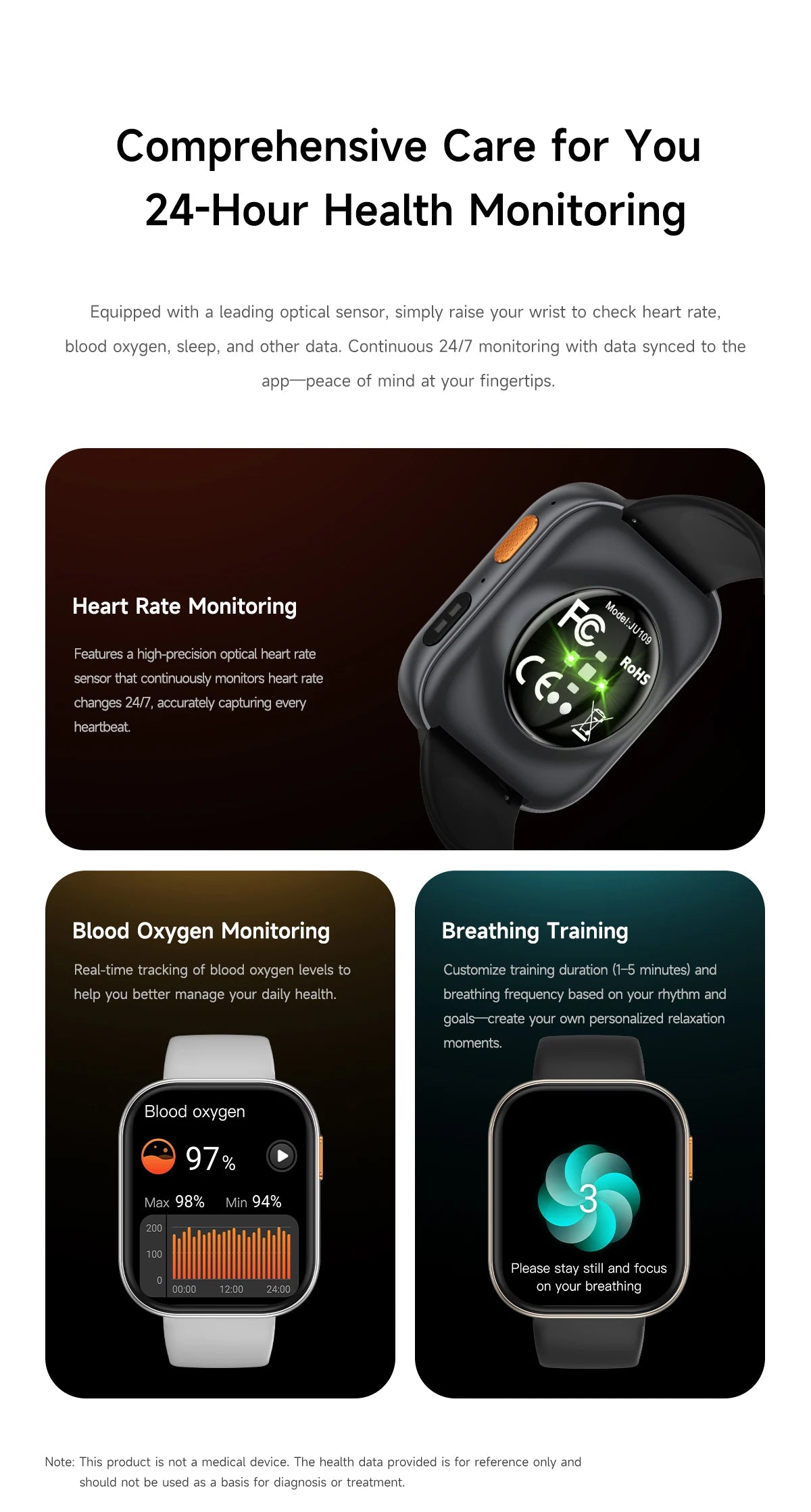 2026 2.04-inch Ultra Smart Watch 1000mAh High Capacity Battery Outdoor Sports Fitness Health Monitoring Smartwatch For Men Women