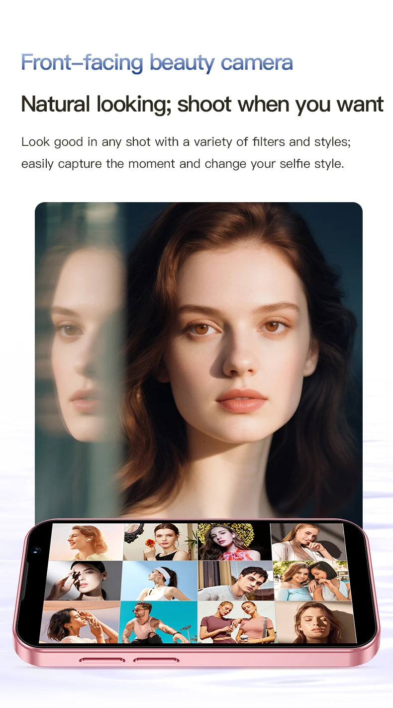 SOYES i17 Mini Smartphone 3.0" Display 2GB RAM 16GB ROM Dual SIM Standby Dual Camera Android 9.0 Multi Apps Support Small Phone