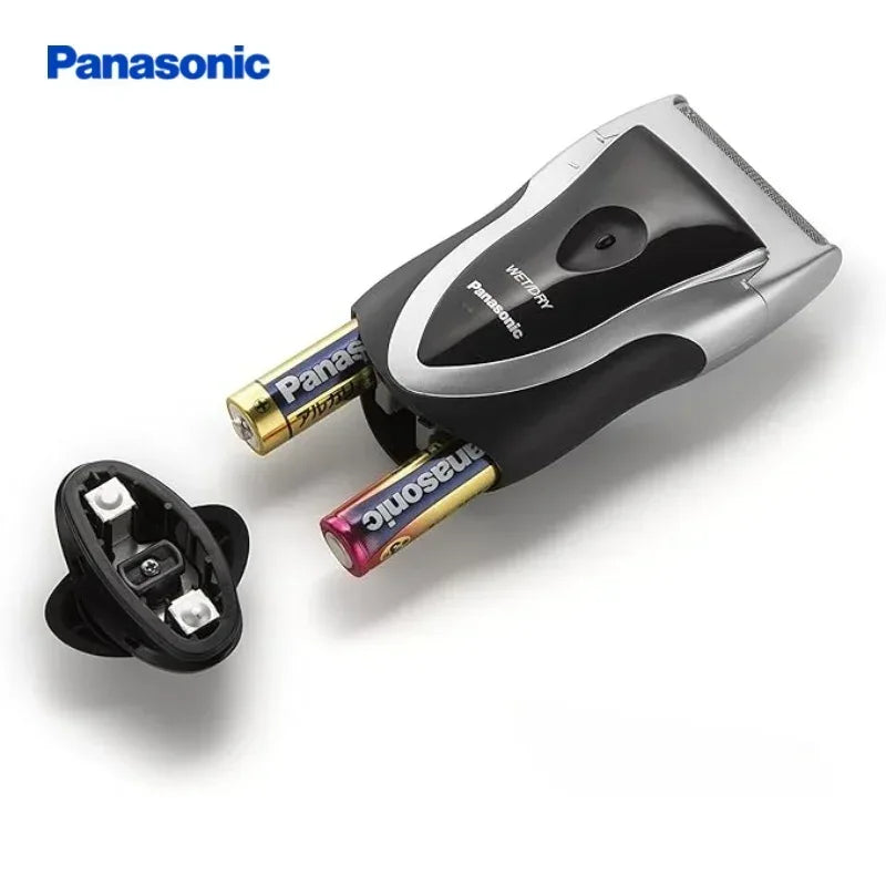 Panasonic Electric Razor For Men, Battery-Operated Travel Shaver, Cordless Wet Dry Lightweight Shaver with Ergonomic Grip ﻿