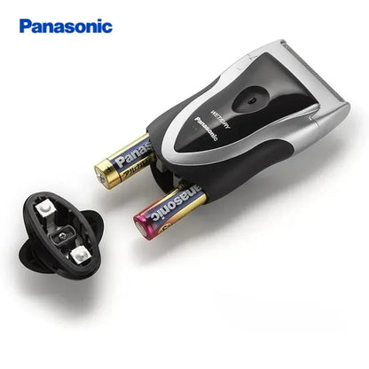 Panasonic Electric Razor For Men, Battery-Operated Travel Shaver, Cordless Wet Dry Lightweight Shaver with Ergonomic Grip ﻿