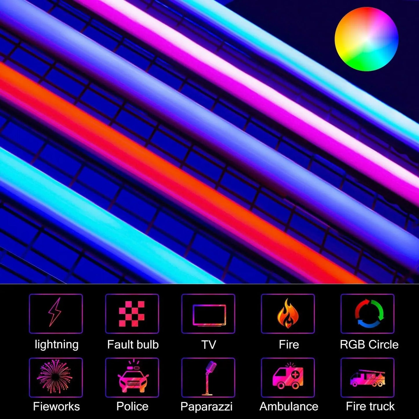 SOKANI X8 LED Photography Light Handheld RGB Light Tube Stick Video Soft Light APP Remote Control vs LUXCEO P200