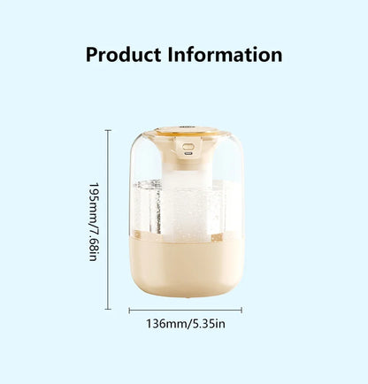 Humidifier USB Double Spray Quiet 2L Large Capacity Humidifier Home Dormitory Office Bedroom Desktop with Night Light