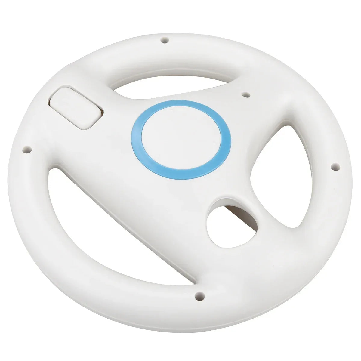 Steering Wheel For Nintendo Wii Remote Controller Mario Kart Racing Games Black White Racing Wheel Plastic Innovative Exciting