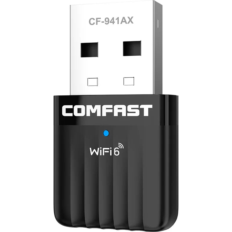 COMFAST WiFi 6 Wi-Fi Adapter Mini AX600 Network Card USB WIFI Dongle 2.4GHz Cle Wi-Fi Lan Adapter Driver Free 600M WIFI Receiver