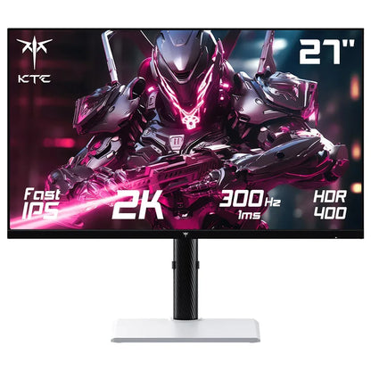 KTC H27E6 27inch Gaming Monitor 2560*1440 QHD Fast IPS Screen 300Hz Refresh Rate Up to 320Hz HDR 400 1Ms Response Time FreeSync & G Sync
