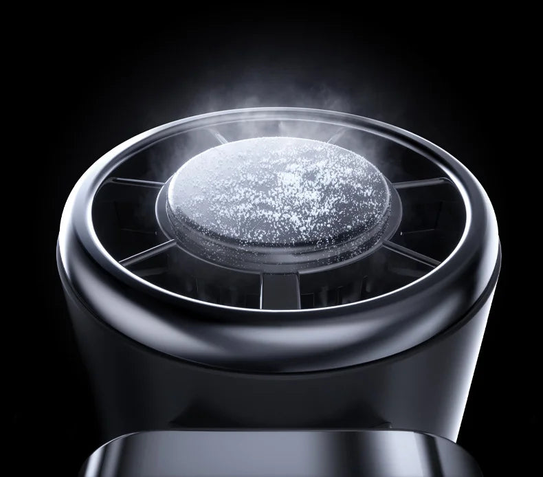 Handheld Fan with Semiconductor Cooling, Ice Compress, Ultra-Long Battery Life, Foldable Tabletop, Digital Display, Mini Fan