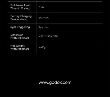 Godox Lux Master Retro Camera Flash Portable for Canon Sony Nikon Fuji Olympus Leica Pentax