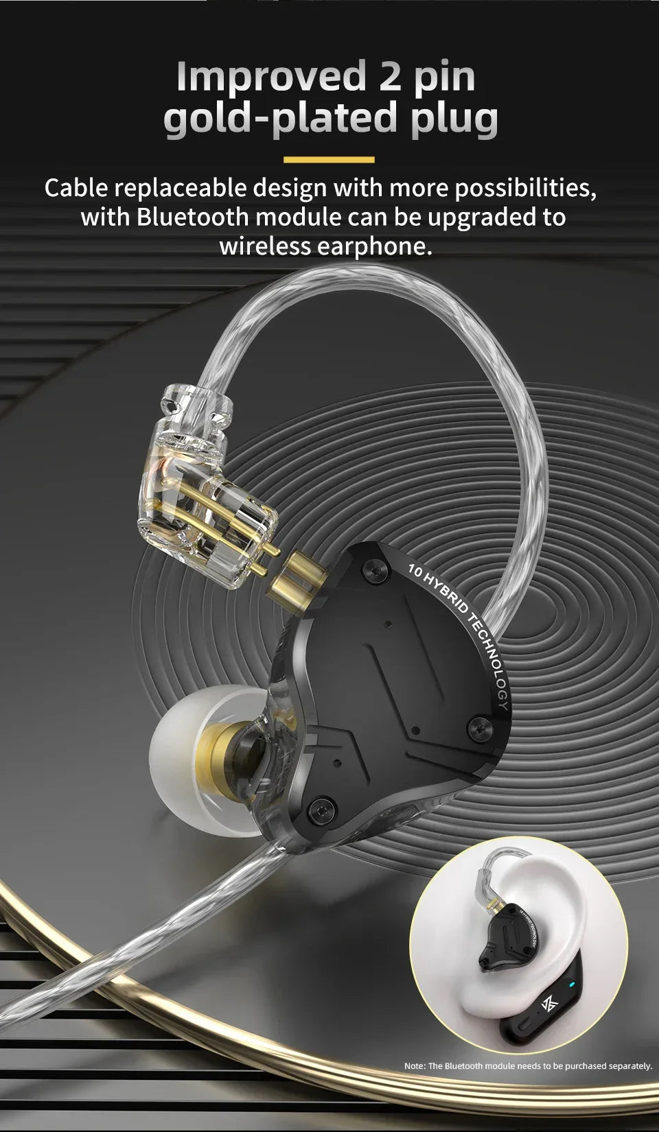 KZ ZS10 Pro X Wired Earphones HIFI Stereo Bass Muisc Sport Headphones Monitor Stage Live Metal Earbuds Gaming Headset PK ZSN PRO