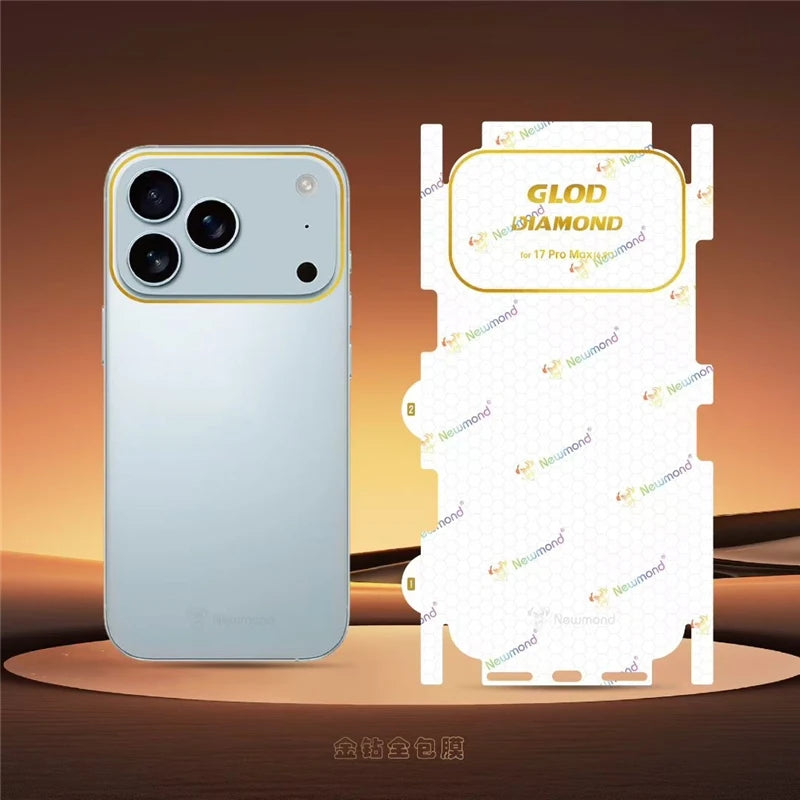 2pcs/set HD Matte Transparent Soft Hydrogel Film Screen Protector for iPhone 17 Air Pro Max Front Back UNBreakable Membrane Film