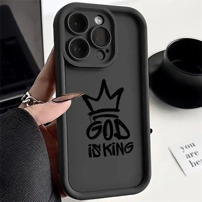 J-Jesus Is King Phone Cover Case for iPhone 17 Pro Max 16 Air 12 Pro 14 13 11 15 Plus 17Pro