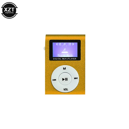 Mini MP3 Portable TF Card SD Card Slot Metal Clip USB Sport Digital Music Walkman Lightweight  For Sports Running Citywalk