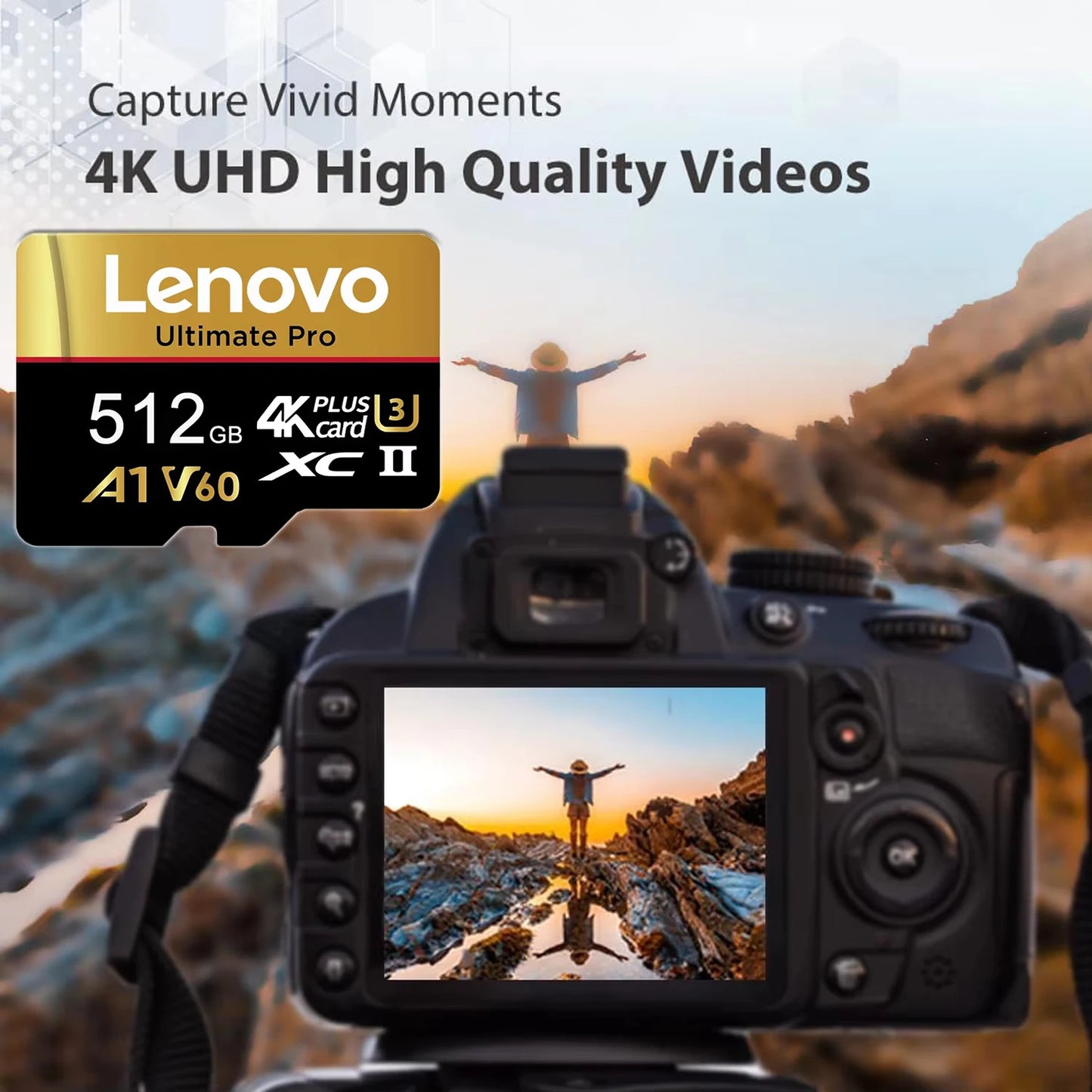 Lenovo High Endurance Memory Card Micro TF SD SD Cards TF Cards 256GB 1TB 32GB HD A1 Device for Tablet / Camera / Smartphone