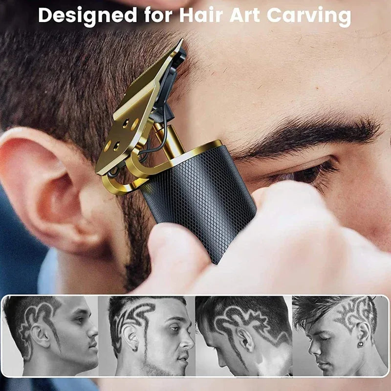 Electric Beard Trimmer for Men, Hair Cutting Machine, Rechargeable Hair Clipper, Barber Electric Shaver, Hot Sale