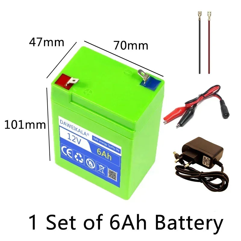 for toy cars LED lighting Outdoor battery  New origin  Rechargeable 12V lithium battery pack Alternative lead-acid batteries