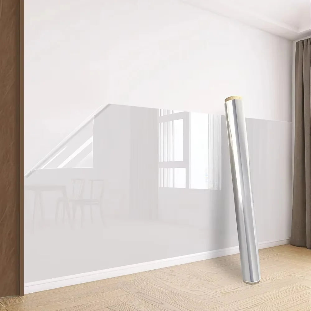No Glue Static Transparent Wall Sticker Waterproof Anti Fouling Removable Wall Protector for Living Room Bedroom Home Use