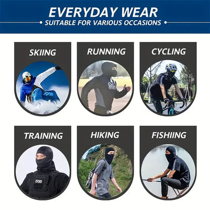 UV Protection Classic Cooling Balaclava Breathable Ice Silky Full Face Mask For Cycling Travel Outdoor Sports UPF50+ Balaclava