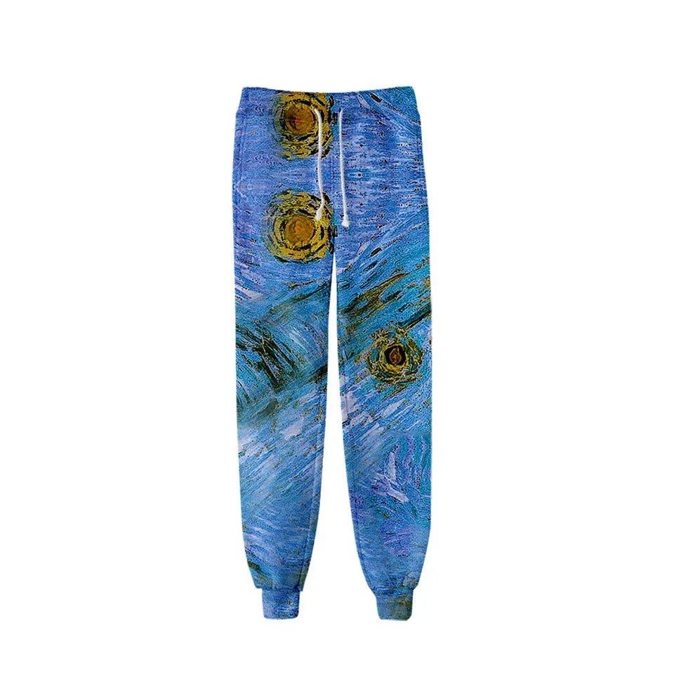 New Hot Sale 3D Print Tie Dye Pink and Green Pants Colorful Psychedelic Trousers Streetwear Men/Women Sweatpants