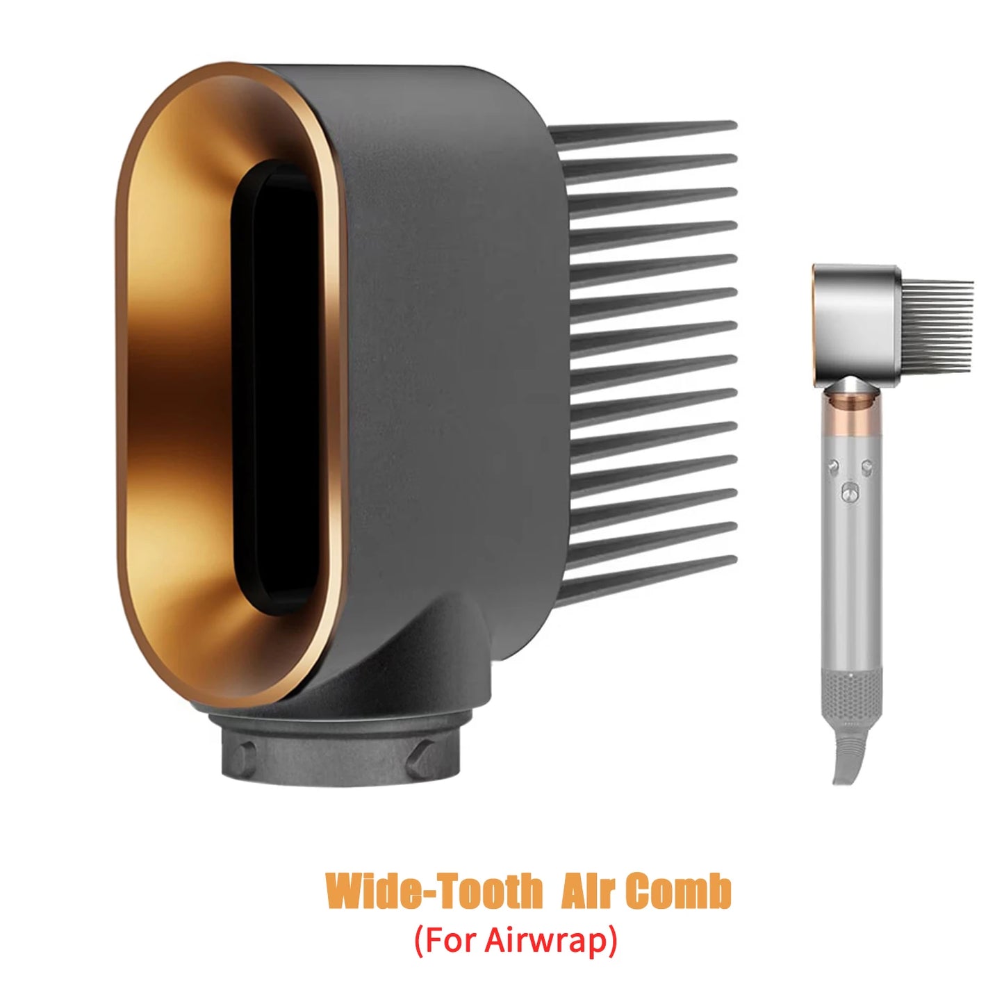 Pre-Styling Dryer Attachment for Dyson Airwrap HS01 HS05 Fast Dryer Nozzle for Airwrap Styler Nickel Dryer Attachment Diffuser