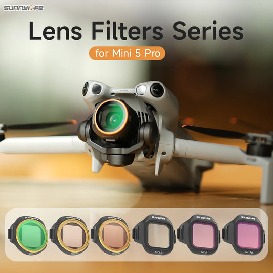 Camera Lens Filter For DJI Mini 5 Pro ND Lens Filters Optical Glass Lens Filter Kit MCUV NDPL CPL For DJI Mini 5 Pro Accessories