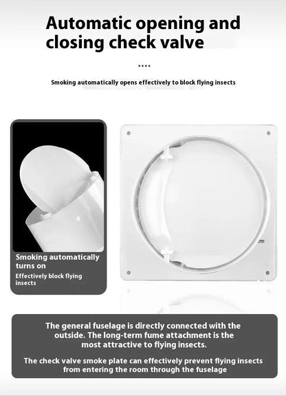 220V 4 inch 6 inch 8inch Hanging Wall White Ventilador Small Ventilator Extractor Exhaust Fans Toilet Bathroom Kitchen Fan