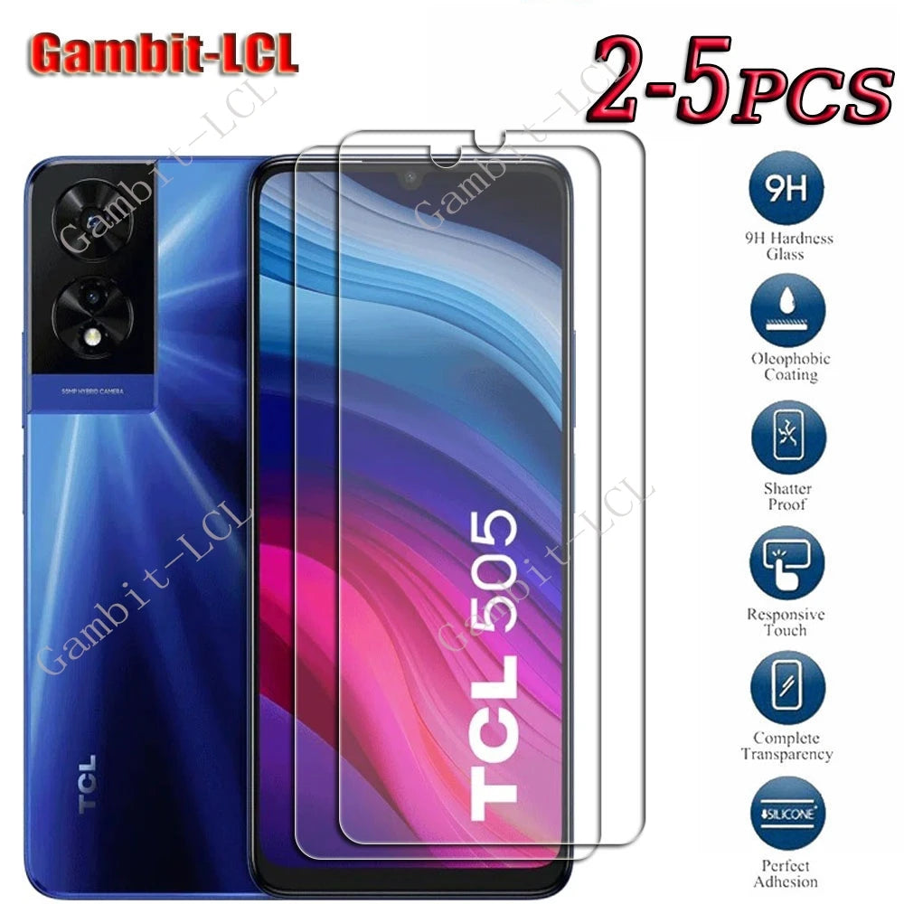 9H HD Original Tempered Glass For TCL 505 6.75" TCL505 T509K T5094 Screen Protection Protector Cover Film Cover