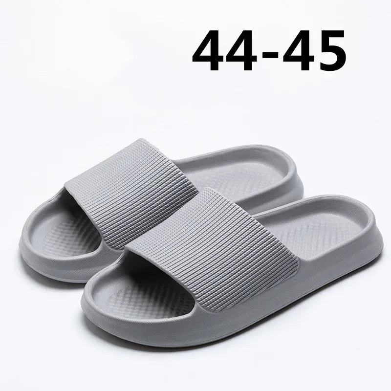 Youpin Thick Platform Women Bathroom Home Slippers Cloud Slippers Soft Sole EVA Indoor Slides Sandals Summer Non-slip Mi