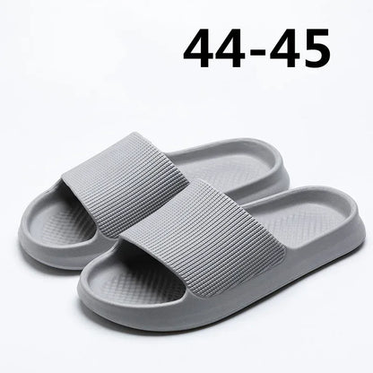 Youpin Thick Platform Women Bathroom Home Slippers Cloud Slippers Soft Sole EVA Indoor Slides Sandals Summer Non-slip Mi