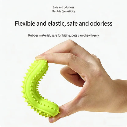 Pet Chew Toys Set Bone Pacifier Thorn Ring TPR Dog Molar Stick Teeth Cleaning Bite Resistant Puppy Teething Toy Boredom Relief