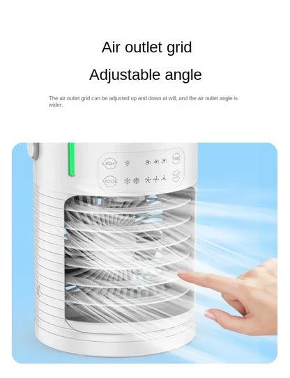 Desktop Air Conditioner Portable Air Conditioner Small Air Cooler Hydrocooling Portable Air Adjustment for Office Cooling Fans