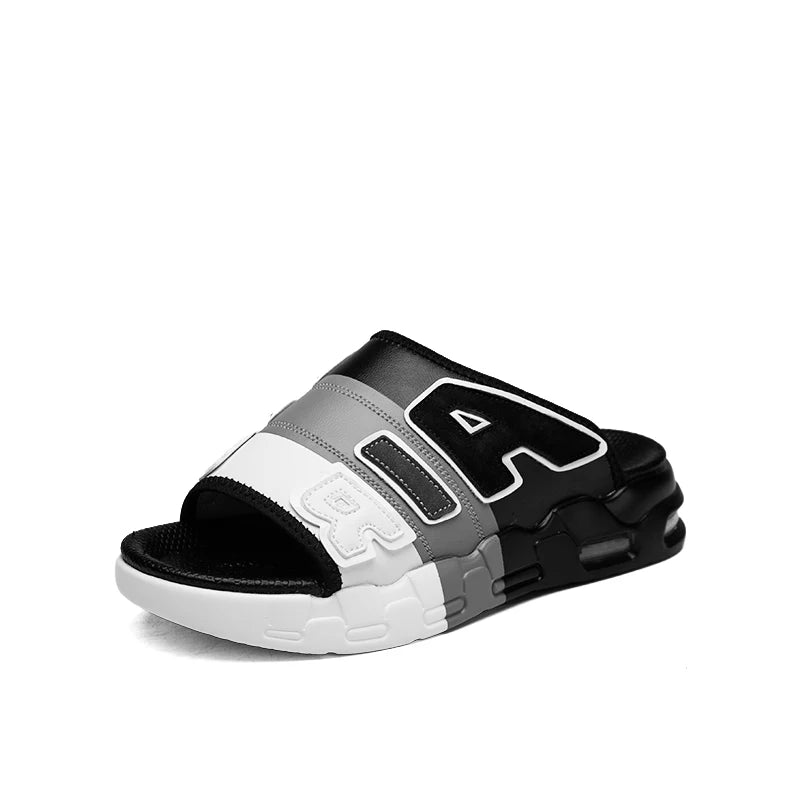High Quality Slippers for Men Air Cushion Design Slide Man Summer New PVC Soft Non Slip Mens Sports Flip Flops Chanclas Hombrew