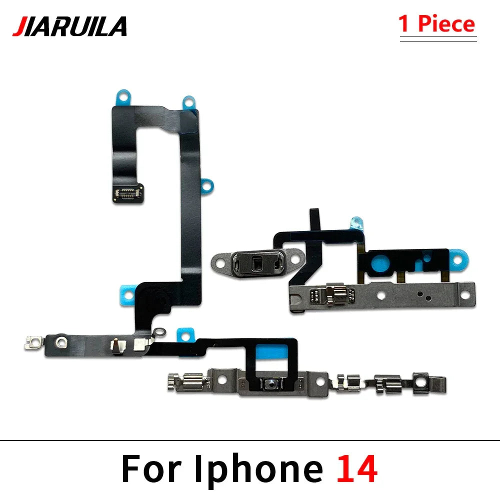 NEW Power On Off Volume Side Button Key Flex Cable Replacement Parts For iPhone 13 mini 14 Plus 15 Pro Max 13 Pro